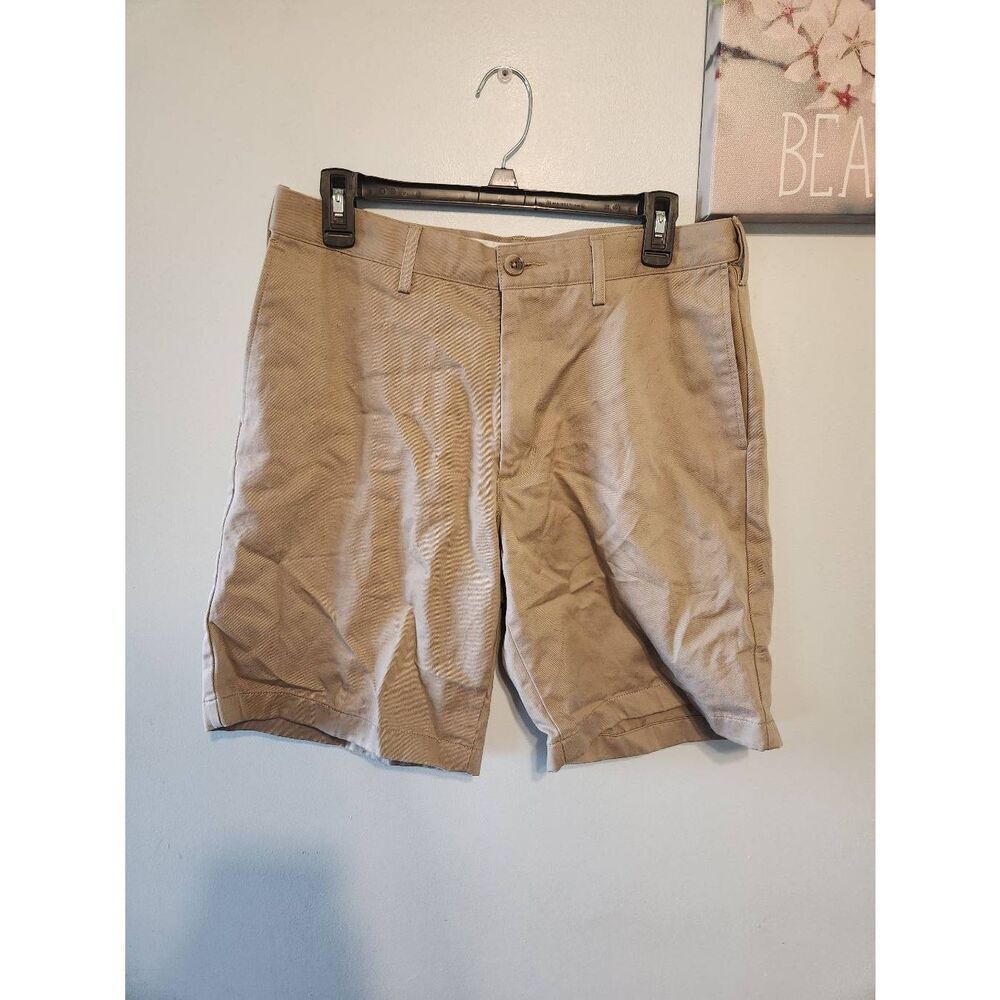 Lands End Size 32 Mens Tan Khaki Shorts